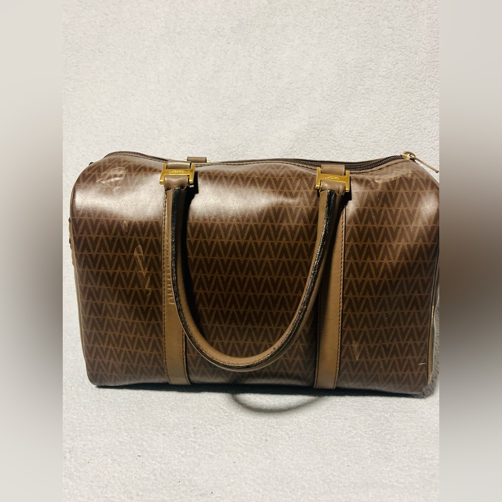 Mario Valentino Monogram Boston Bag - Picture 8 of 12